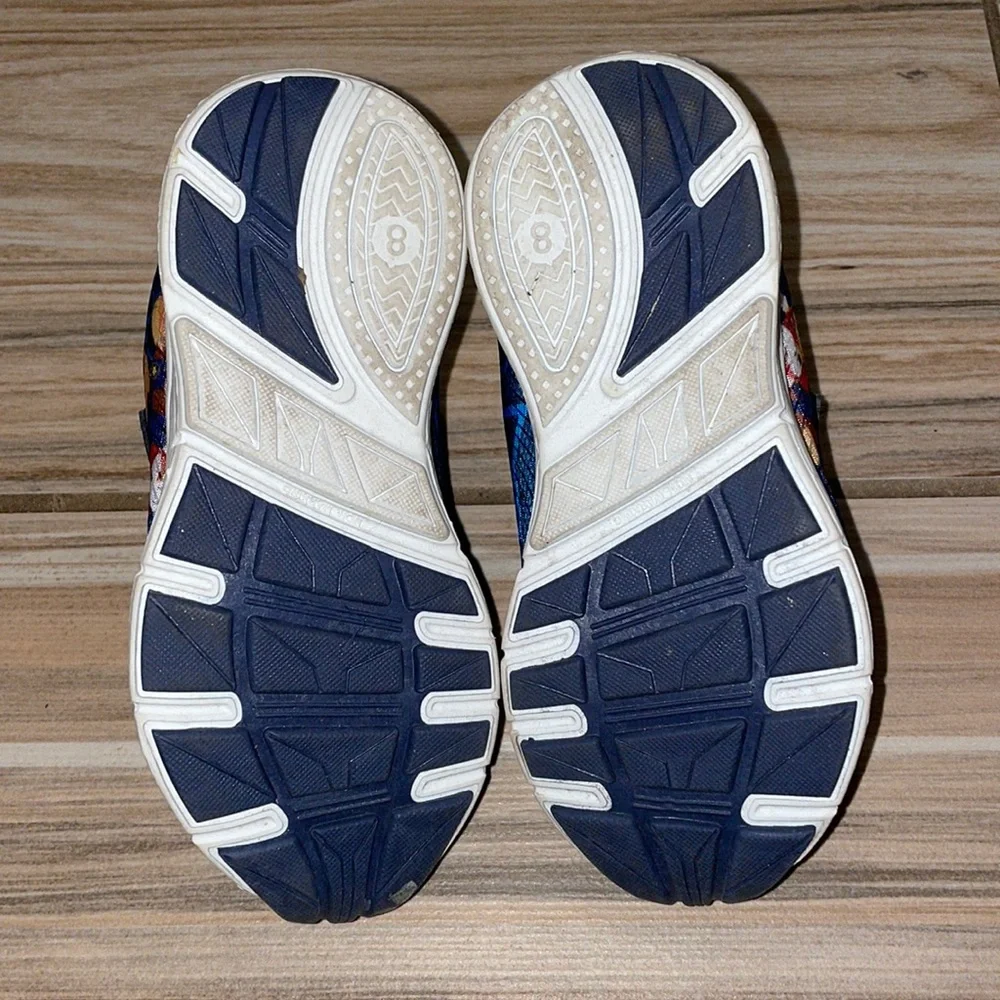 COPY - Paw Patrol Blue Velcro Sneakers (SIZE 8T) LIKE NEW - Picture 5 of 6